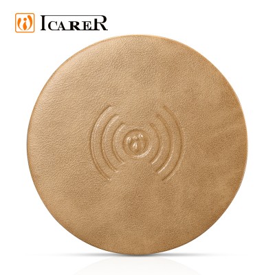 Custom QI Fast Charging Mobile Phone Charging Pad Universal Wireless Charger For iPhone For Samsung